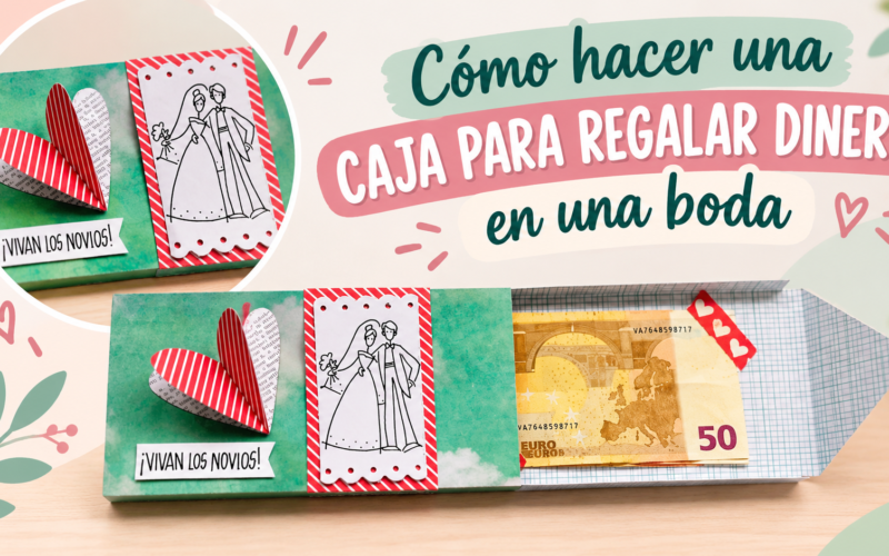 Caja para regalar dinero en una boda