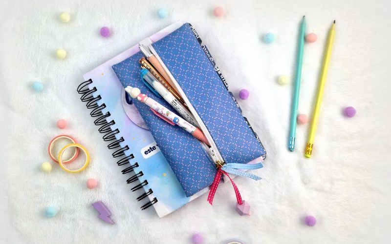 Cómo coser un estuche con elástico para la agenda