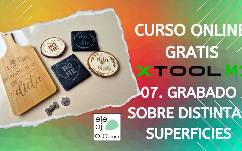 grabado sobre distintas superficies con xTool M1