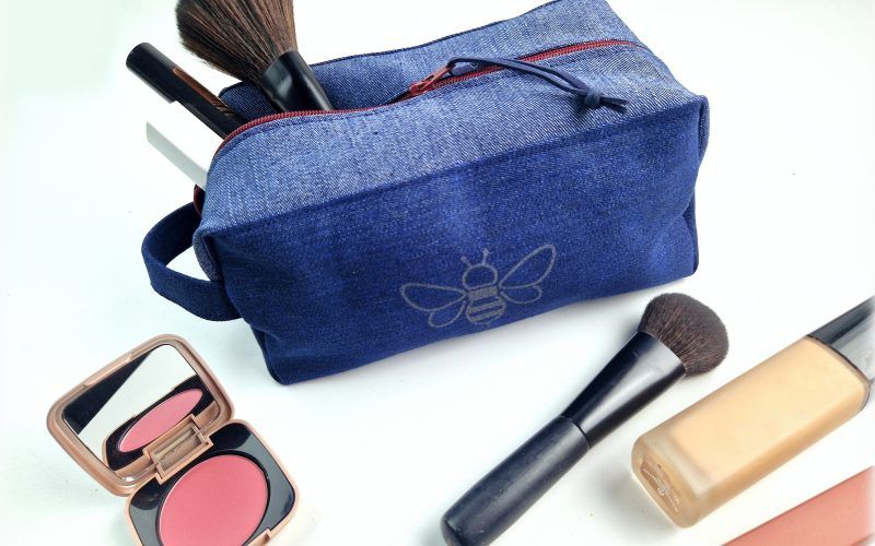 cómo coser un neceser o cosmetiquera box pouch