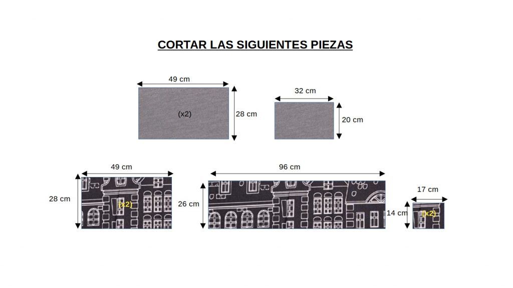 piezas tutorial organizador de bolso piezas tutorial organizador de bolso