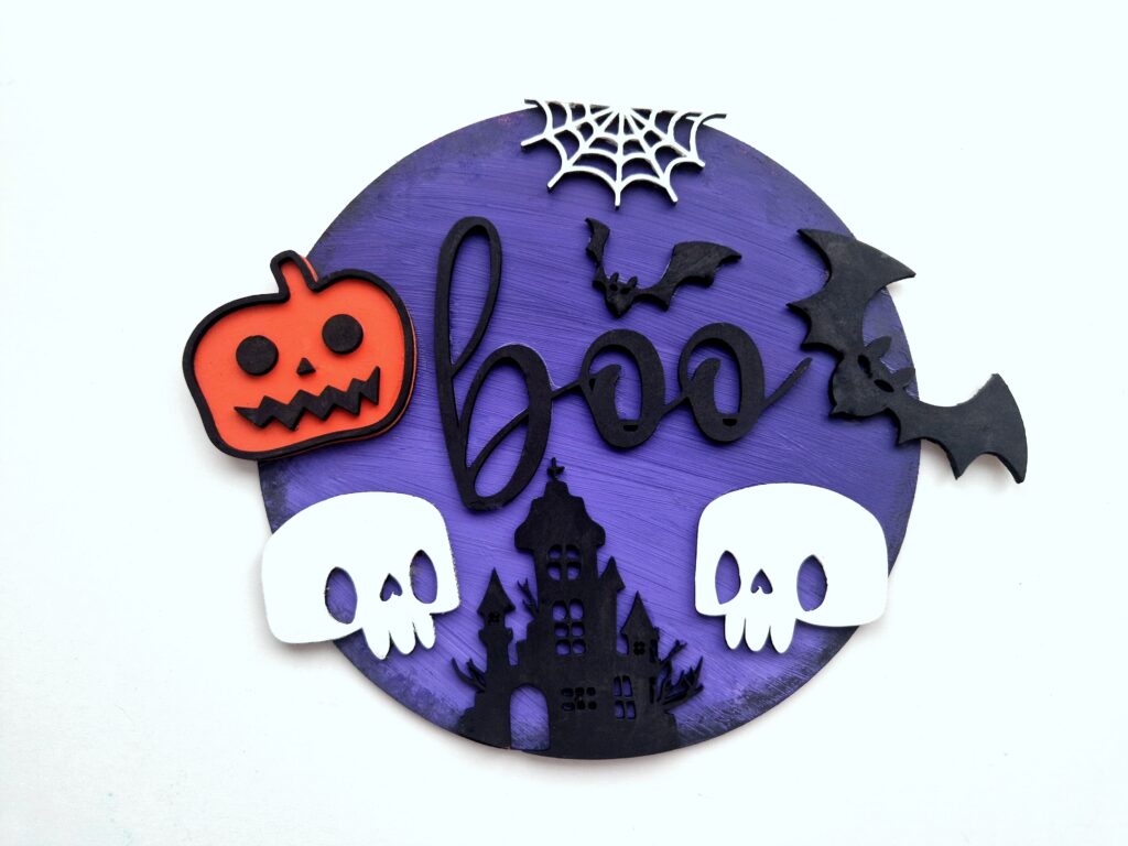 cartel decorativo de Halloween