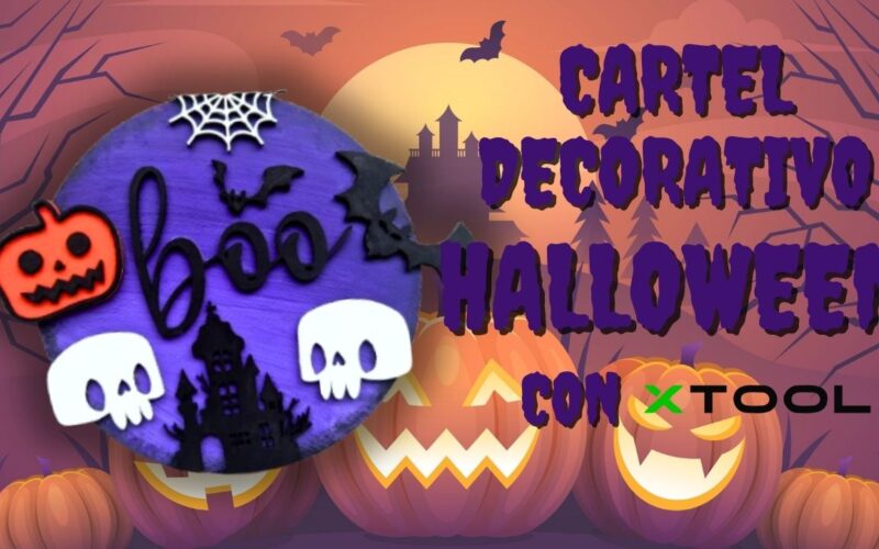 Cartel decorativo de Halloween