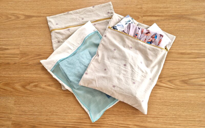 cómo hacer bolsas de viaje para la ropa sucia