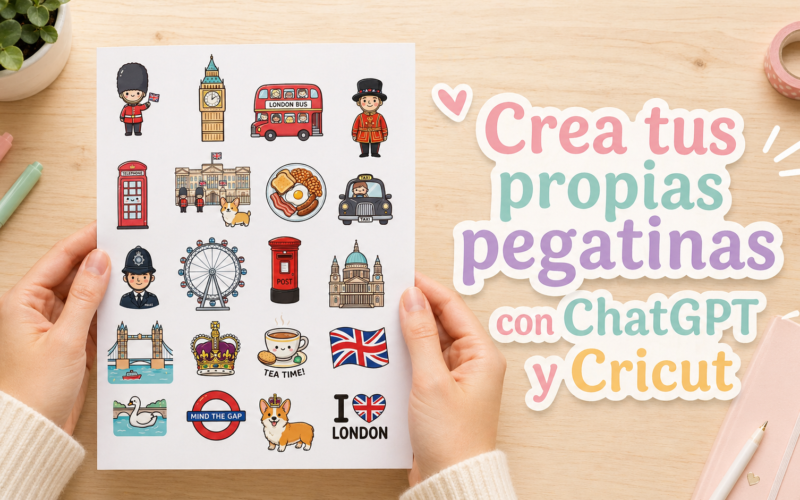 Crea tus propias pegatinas con Cricut y la IA